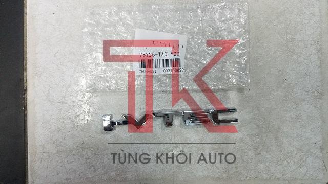 CHỮ NỔI IVTEC HONDA CIVIC CHỮ NỔI IVTEC HONDA CIVIC